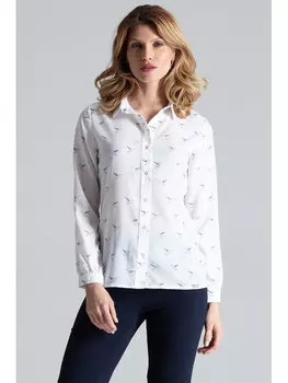 Рубашка стандартного кроя Figlfigl, экрю