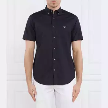 Рубашка стандартного кроя Gant, черный