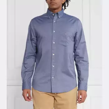 Рубашка стандартного кроя Gant, синий
