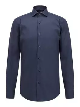 Рубашка стандартного кроя Hugo Boss, синий