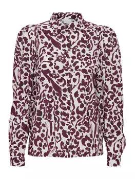 Рубашка стандартного кроя Ichi, красный