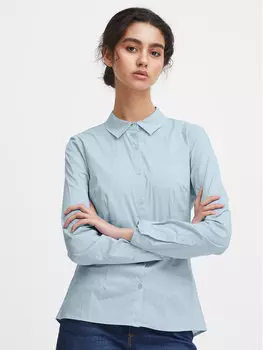 Рубашка стандартного кроя Ichi, синий