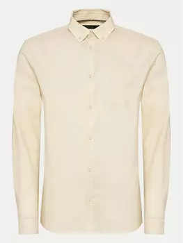 Рубашка стандартного кроя Indicode, бежевый