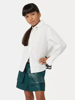 Рубашка стандартного кроя Karl Lagerfeld Kids, белый