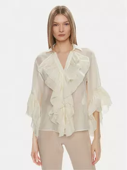 Рубашка стандартного кроя Kontatto, экрю