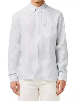 Рубашка стандартного кроя Lacoste, белый
