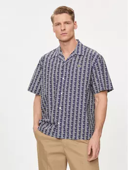 Рубашка стандартного кроя Lacoste, коричневый