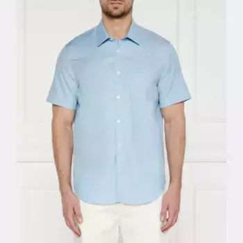 Рубашка стандартного кроя Lacoste, синий