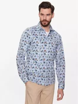 Рубашка стандартного кроя Lindbergh, синий