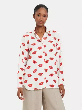 Рубашка стандартного кроя Marella, экрю