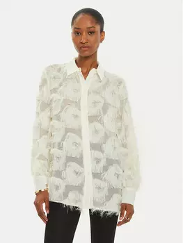 Рубашка стандартного кроя Marella, экрю