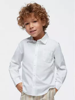 Рубашка стандартного кроя Mayoral, белый