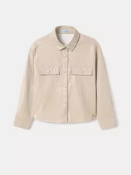 Рубашка стандартного кроя Mayoral, бежевый