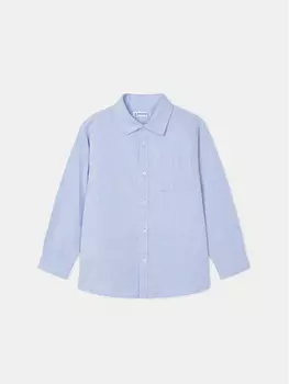 Рубашка стандартного кроя Mayoral, голубой