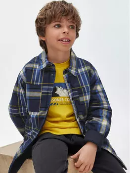 Рубашка стандартного кроя Mayoral, синий