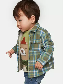 Рубашка стандартного кроя Mayoral, зеленый