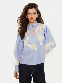 Рубашка стандартного кроя Munthe, синий