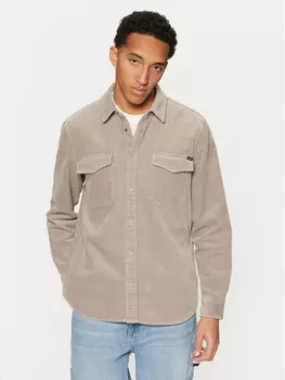 Рубашка стандартного кроя Mustang, бежевый