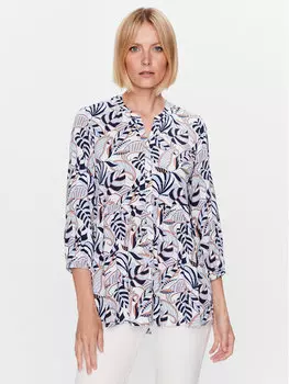 Рубашка стандартного кроя Olsen, синий