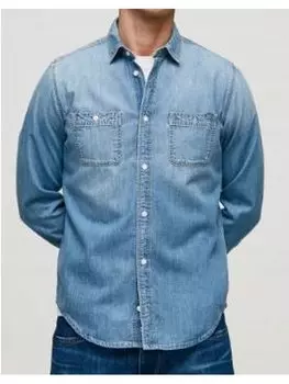 Рубашка стандартного кроя Pepe Jeans, синий