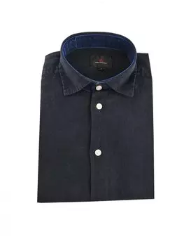 Рубашка стандартного кроя Peuterey, синий