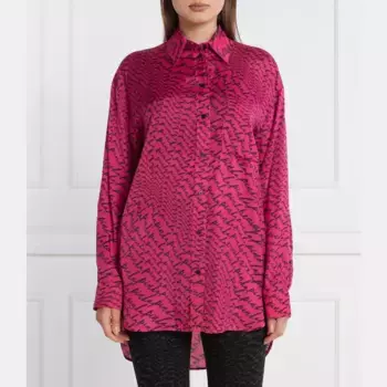 Рубашка стандартного кроя Pinko, розовый