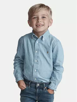 Рубашка стандартного кроя Polo Ralph Lauren, голубой