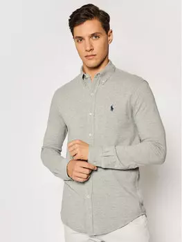 Рубашка стандартного кроя Polo Ralph Lauren, серый