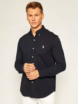 Рубашка стандартного кроя Polo Ralph Lauren, синий