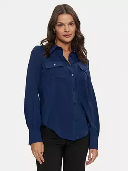 Рубашка стандартного кроя Rinascimento, синий