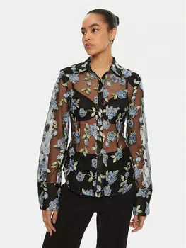 Рубашка стандартного кроя Rotate, черный