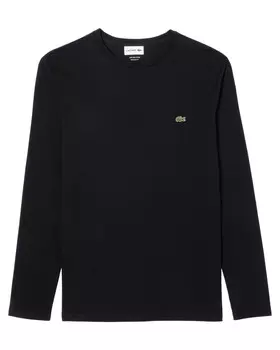 Рубашка стандартного кроя с длинными рукавами Lacoste, черный