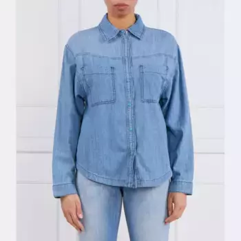 Рубашка стандартного кроя с добавлением белья Ba&Sh, синий