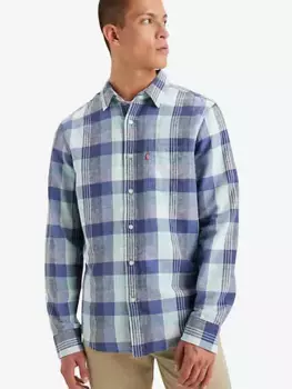 Рубашка стандартного кроя с одним карманом Sunset Levi's, синий