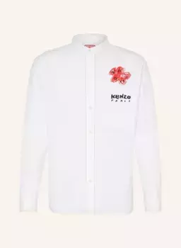 Рубашка стандартного кроя с воротником стойкой Kenzo, черный