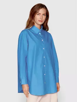 Рубашка стандартного кроя Samse Samse, синий