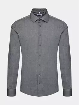 Рубашка стандартного кроя Seidensticker, серый