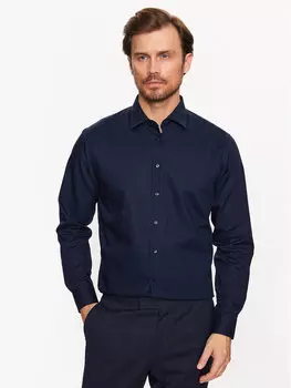 Рубашка стандартного кроя Seidensticker, синий