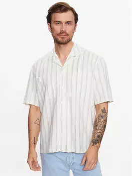 Рубашка стандартного кроя Sisley, экрю