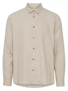 Рубашка стандартного кроя Solid, бежевый