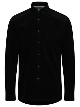 Рубашка стандартного кроя Solid, черный