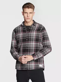 Рубашка стандартного кроя Solid, серый