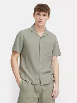 Рубашка стандартного кроя Solid, зеленый