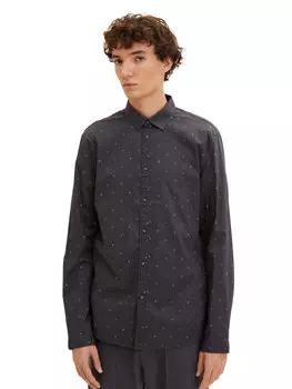 Рубашка стандартного кроя Tom Tailor Denim, серый