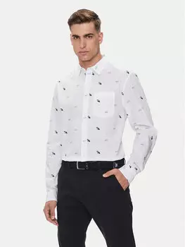 Рубашка стандартного кроя Tommy Jeans, белый