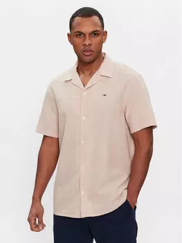 Рубашка стандартного кроя Tommy Jeans, бежевый