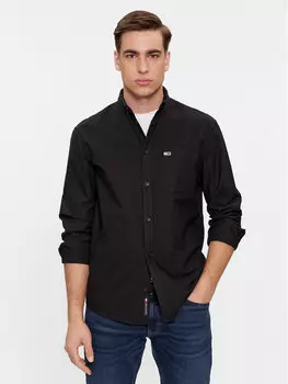 Рубашка стандартного кроя Tommy Jeans, черный