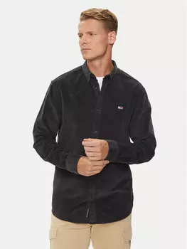 Рубашка стандартного кроя Tommy Jeans, черный