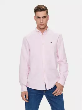 Рубашка стандартного кроя Tommy Jeans, розовый