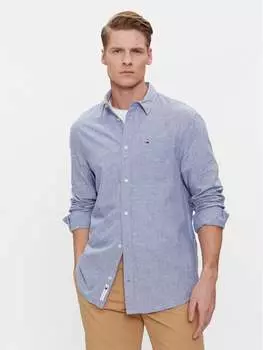 Рубашка стандартного кроя Tommy Jeans, синий